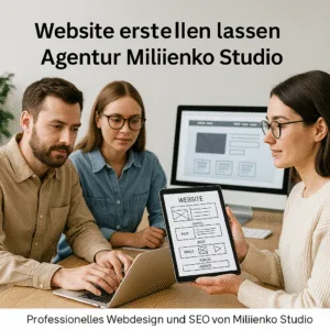 website erstellen lassen agentur Miliienko Studio