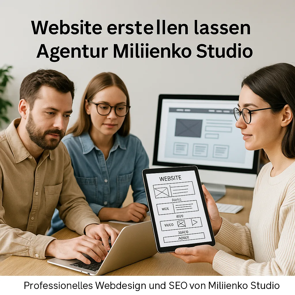 website erstellen lassen agentur Miliienko Studio