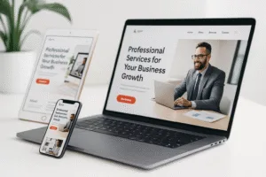 Professionelle Unternehmensseite erstellen – Miliienko Studio