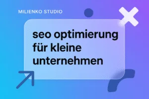 seo optimierung f�r kleine unternehmen – OG Titelbild (Miliienko Studio)