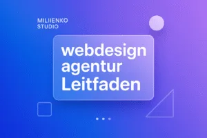 webdesign agentur Leitfaden – OG Titelbild (Miliienko Studio)