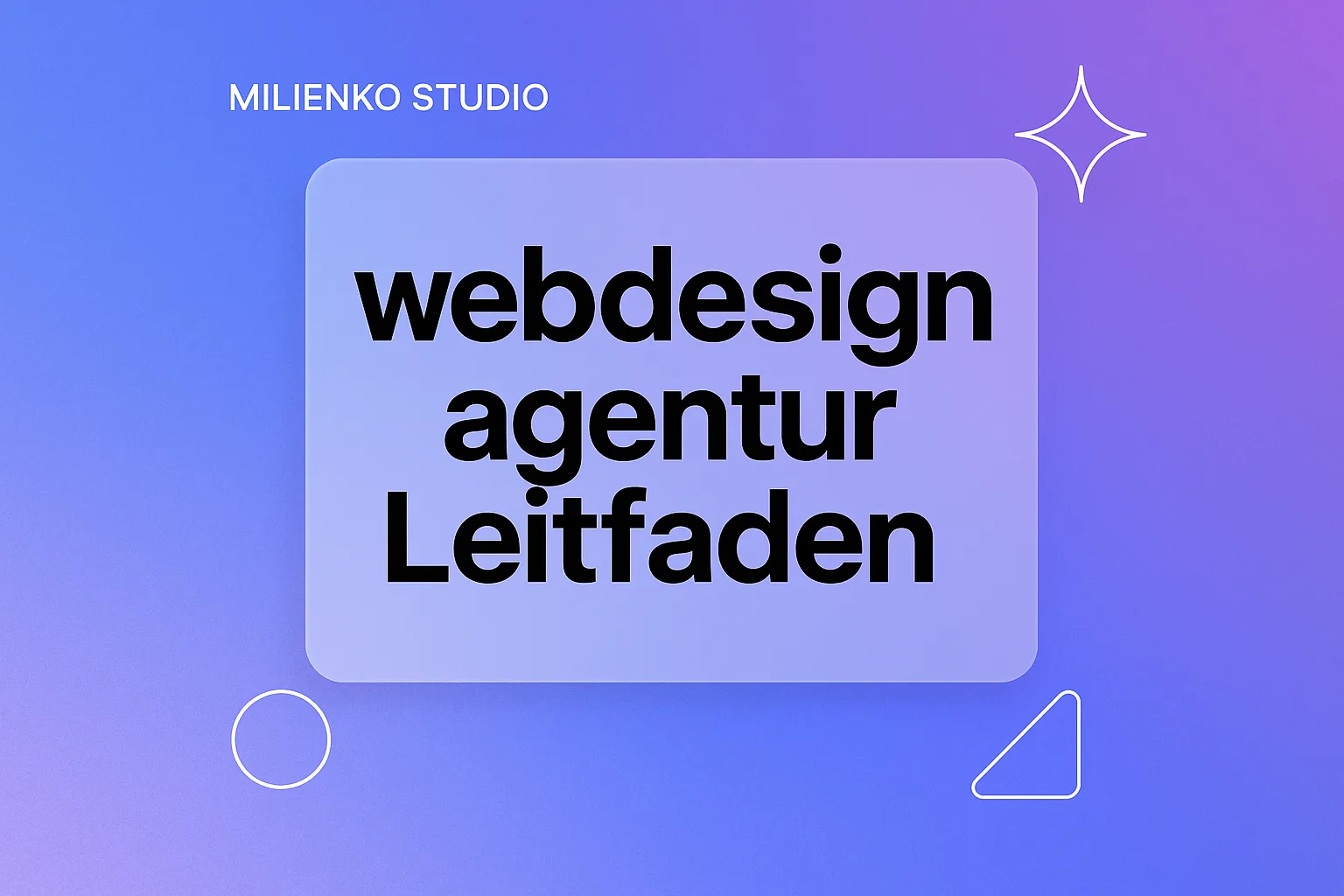 Webdesign Agentur – Illustration (Miliienko Studio)