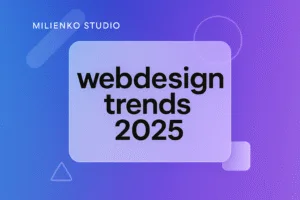 webdesign trends 2025 – OG Titelbild (Miliienko Studio)